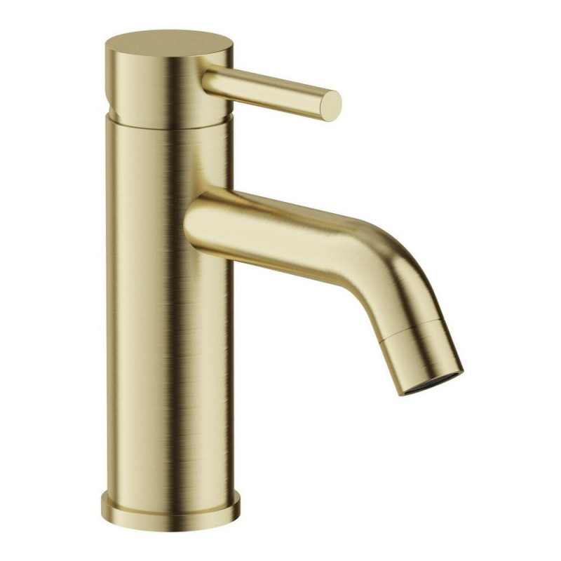 Смеситель для раковины Volle Cruze однорычажный золотой 1547.010115