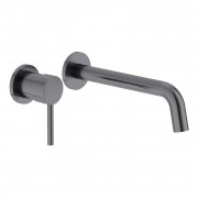Смеситель для раковины Volle Cruze настенный однорычажный графитовый 1547.010306