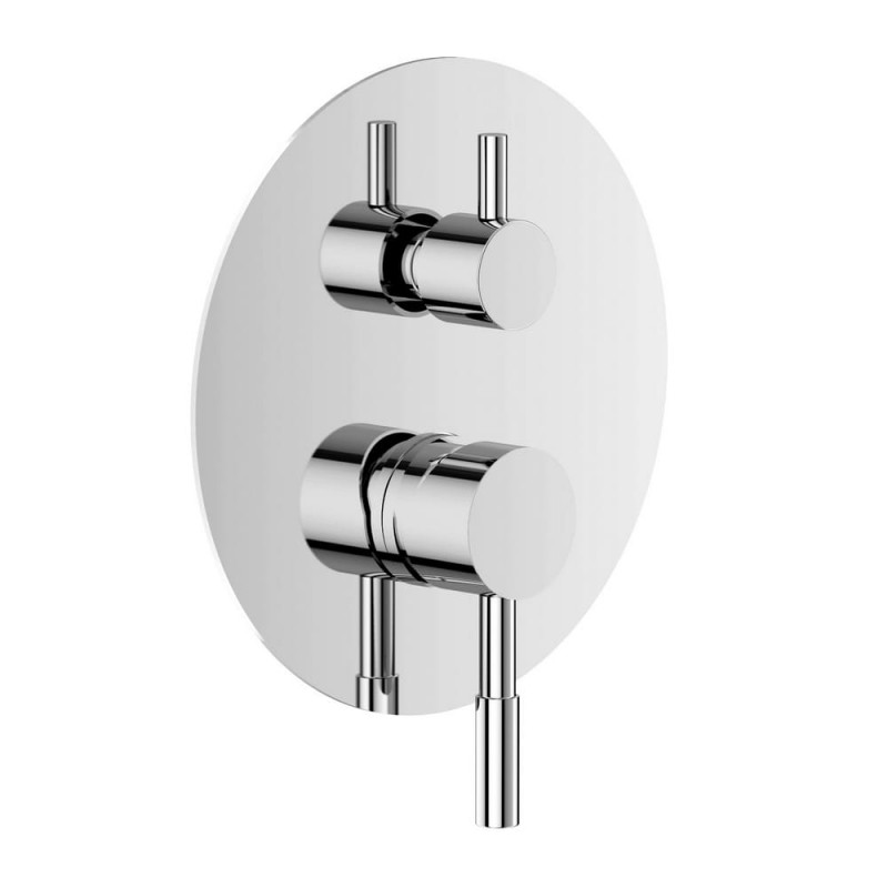 Змішувач для душу прихованого монтажу Volle Cruze одноважільний хром 1547.030201