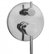 Смеситель для душа скрытого монтажа Volle Cruze однорычажный никель 1547.030202