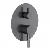 Змішувач для душу прихованого монтажу Volle Cruze одноважільний графітовий 1547.030206