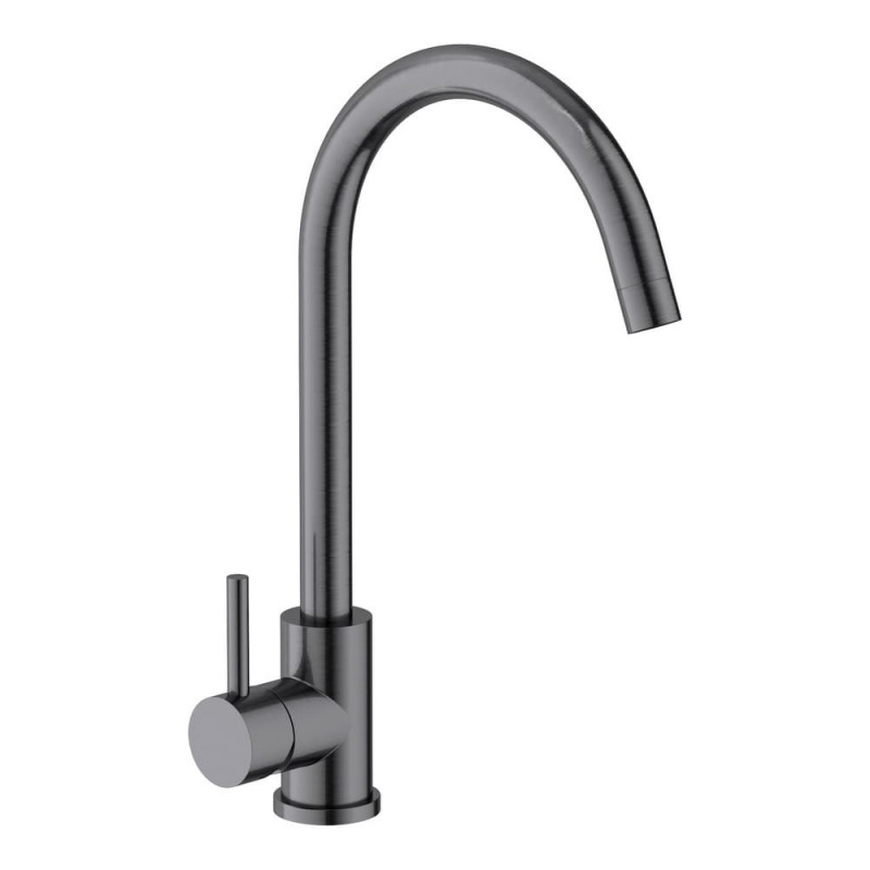 Смеситель для кухни Volle Cruze однорычажный графитовый 1547.110106