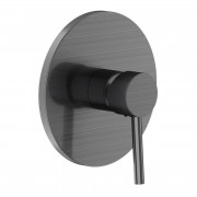 Смеситель для душа скрытого монтажа Volle Cruze однорычажный графитовый 1547.100206