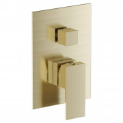 Смеситель для душа скрытого монтажа Volle Pardo однорычажный золотой 1548.030215
