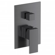 Смеситель для душа скрытого монтажа Volle Pardo однорычажный графитовый 1548.030206