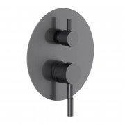 Змішувач для душу прихованого монтажу Volle Cruze одноважільний графітовий 1547.030206