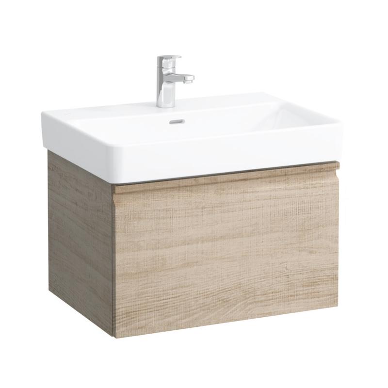 Тумба под раковину Laufen Pro S подвесная 61,6х45 см МДФ светлый дуб H4834220964791
