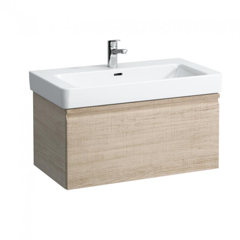 Тумба под раковину Laufen Pro S подвесная 80,9х45 см МДФ светлый дуб H4835020964791