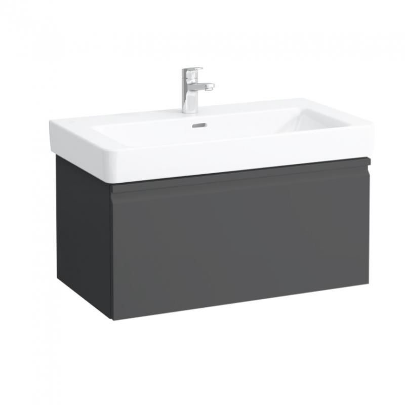 Тумба под раковину Laufen Pro S подвесная 80,9х45 см МДФ графит H4835020964801