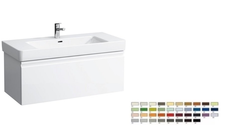 Тумба під раковину Laufen Pro S підвісна 101х45 см МДФ колір на вибір H4835510969991