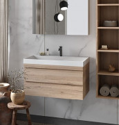 Тумба с раковиной Kolpa San Naomi OUN 60 600x450x495 мм МДФ/ДСП натуральное дерево 546010