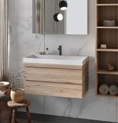 Тумба с раковиной Kolpa San Naomi OUN 60 600x450x495 мм МДФ/ДСП натуральное дерево 546010