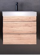 Тумба с раковиной Kolpa San Naomi OUN 50 500x400x495 мм МДФ/ДСП натуральное дерево 546570