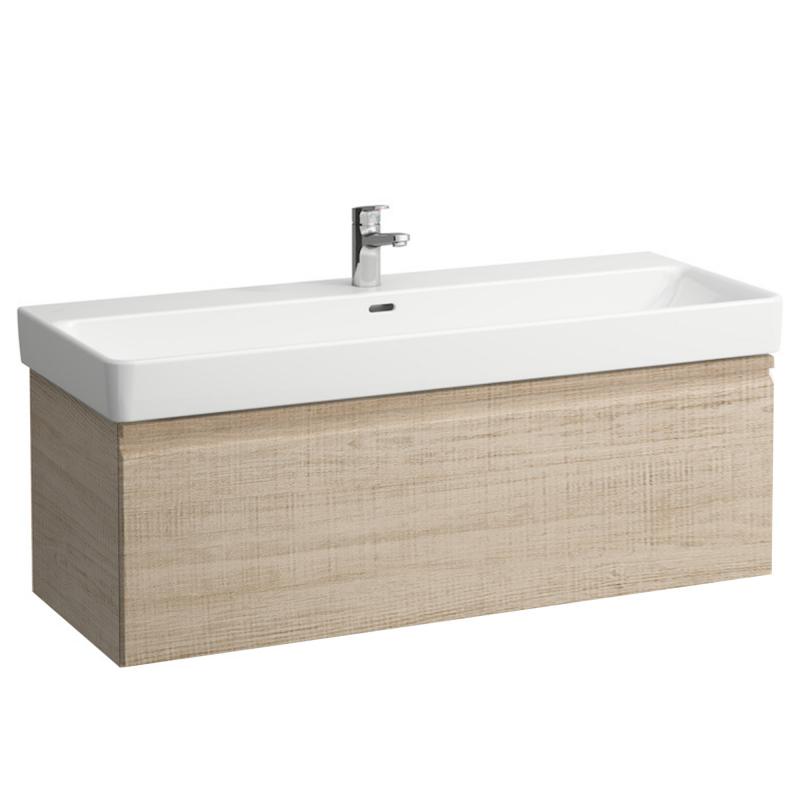 Тумба под раковину Laufen Pro S подвесная 115,9х45 см МДФ светлый дуб H4835620964791
