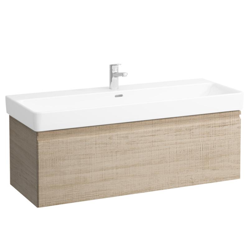 Тумба під раковину Laufen Pro S підвісна 115,9х45 см МДФ світлий дуб H4835610964791