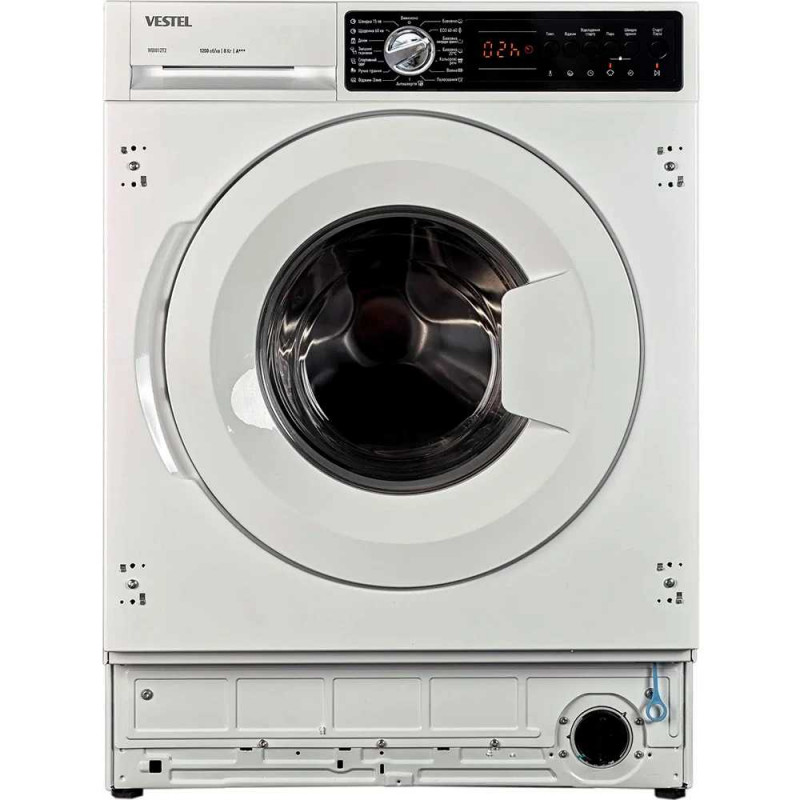 Пральна машина Vestel 8 кг 1200 об/хв білий + подарунок відпарювач SteamOne EUDTC120B WBI812T2