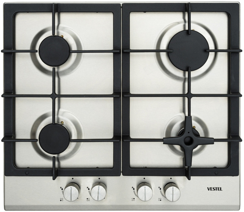 Газовая варочная поверхность Vestel нержавеющая сталь AOX-6024C