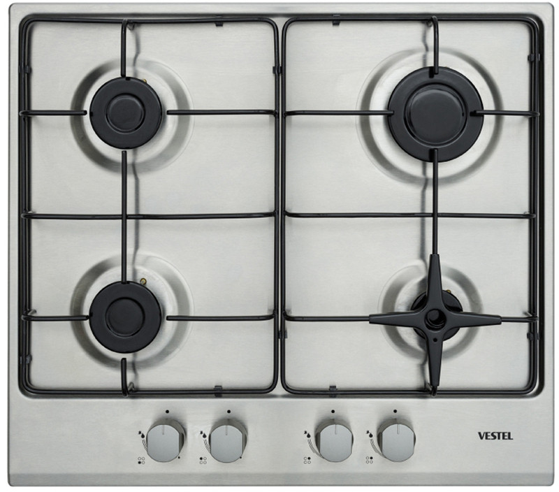 Газовая варочная поверхность Vestel нержавеющая сталь AOX-6024