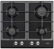 Газовая варочная поверхность Vestel эмалированная сталь черный AOB-6024C