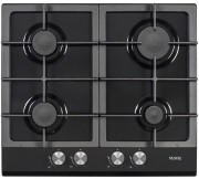 Газова варильна поверхня Vestel емальована сталь чорний AOB-6024C