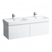 Тумба під раковину Laufen Pro S підвісна 125,8х45 см МДФ білий глянсовий H4835710964751