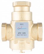 Термический клапан Afriso ATV 335 DN25 Rp 1'' Kvs 9 номинальная температура 55°C латунь 1633510