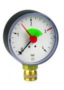 Манометр Afriso HZ 63 0-4 бар ¼'' аксіальний ударостійкий пластик 63915