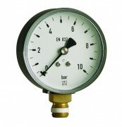 Манометр Afriso RF 100 мм 0-10 бар ½'' радіальний пластик 63614