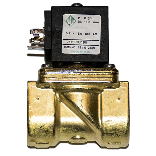 Клапан электромагнитный ODE НЗ 3/4'' Рвх-Рвых=0,1-16ат Тмакс=90°С 21H9KB180