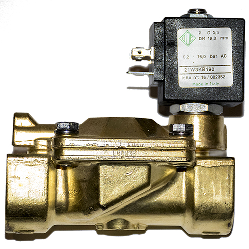 Клапан електромагнітний ODE НЗ 3/4'' Рвх-Рвих=0,2-16ат ТМАКС=90°С 21W3KB190