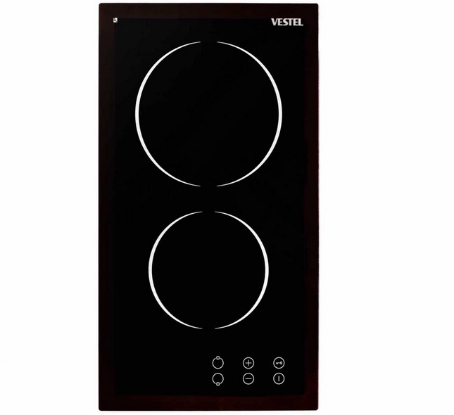 Варильна поверхня Hi-light Vestel Доміно склокераміка чорний BH-3330B