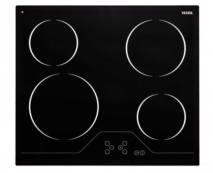 Варильна поверхня Hi-light Vestel склокераміка чорний AOB-6320