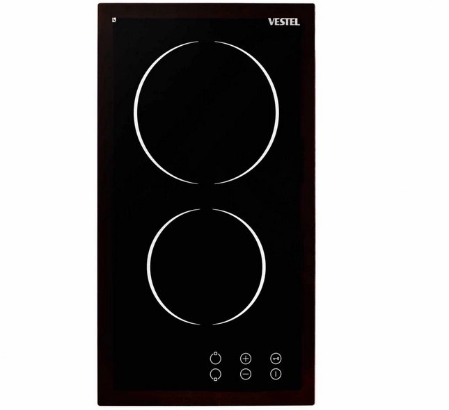 Варочная поверхность Hi-light Vestel Домино стеклокерамика черный BH-3330B