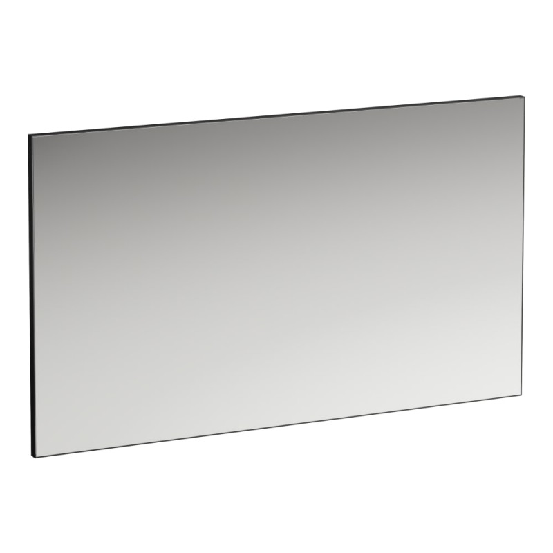 Дзеркало у ванній кімнаті Laufen Frame 25 120х70 см з алюмінієвою рамою чорний матовий H4474079004501