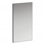 Зеркало в ванную комнату Laufen Frame 25 45х82,5 см с алюминиевой рамой черный матовый H4474009004501