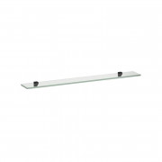 Стеклянная полка Laufen Frame 25 90х12 см прозрачное стекло/черный матовый H4475859004501