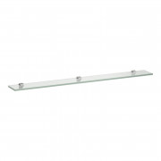 Стеклянная полка Laufen Frame 25 100х12 см прозрачное стекло/белый H4475869000001