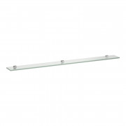 Скляна полиця Laufen Frame 25 120х12 см прозоре скло/білий H4475879000001