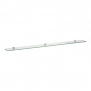 Стеклянная полка Laufen Frame 25 130х12 см прозрачное стекло/белый H4475889000001