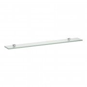 Стеклянная полка Laufen Frame 25 90х12 см прозрачное стекло/белый H4475859000001