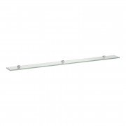 Стеклянная полка Laufen Frame 25 130х12 см прозрачное стекло/белый H4475889000001