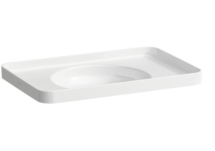 Раковина для ванной Laufen Val 55х36 см без отверстий без перелива керамика белый с покрытием LCC H8172814001121