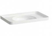 Раковина для ванной Laufen Val 55х36 см без отверстий без перелива керамика белый с покрытием LCC H8172814001121