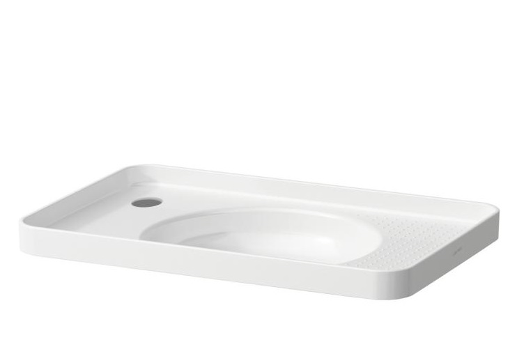 Раковина для ванной Laufen Val 55х36 см с 1 отверстием слева без перелива керамика белый H8172810001131
