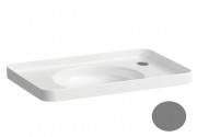 Раковина для ванной Laufen Val 55х36 см с 1 отверстием справа без перелива керамика графит матовый H8172817581141