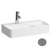 Раковина для ванной Laufen Val 60х31 см с 1 отверстием шлифованная керамика графит матовый H8172857581041