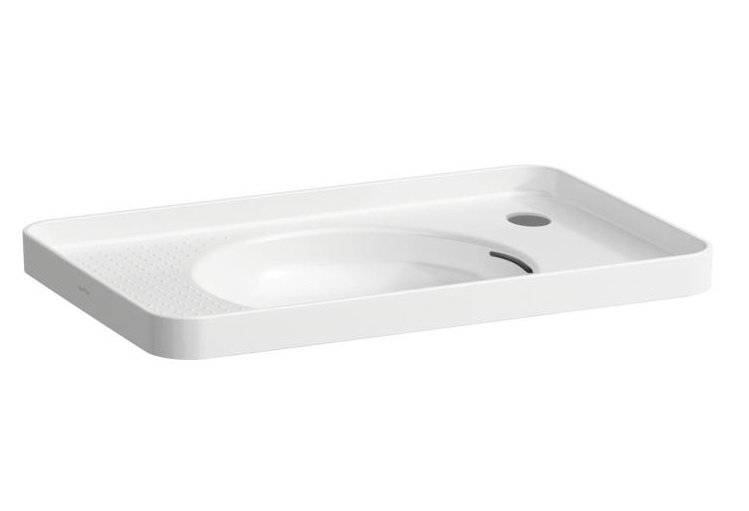 Раковина для ванной Laufen Val 55х36 см с 1 отверстием справа керамика белый с покрытием LCC H8172814001061