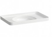 Раковина для ванной Laufen Val 55х36 см без отверстий без перелива керамика белый с покрытием LCC H8172814001121
