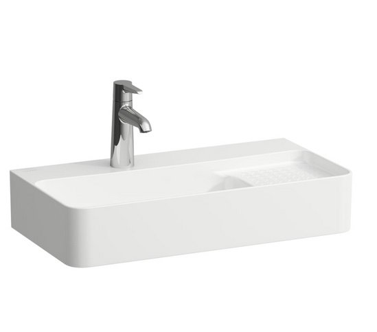 Раковина для ванної Laufen Val 60х31 см з 1 отвором шліфована кераміка білий матовий H8172857571041