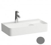 Раковина для ванной Laufen Val 60х31 см с 1 отверстием шлифованная керамика графит матовый H8172857581041